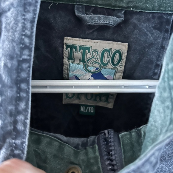 Men's Vintage TT & Co Sport Full Zipper Light Weight Jacket - Picture 3 of 3